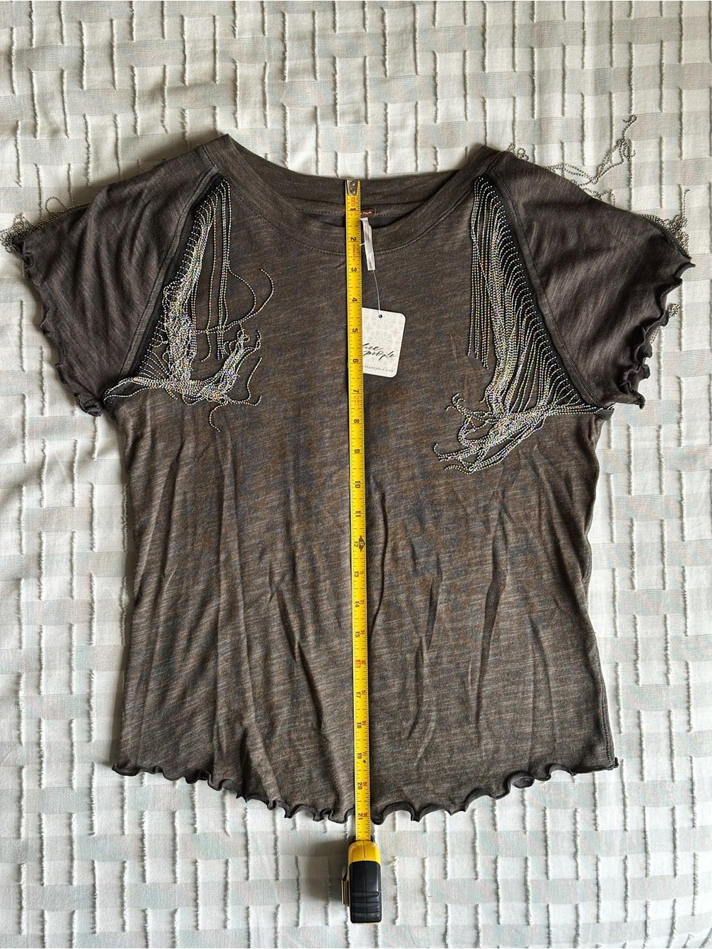 Free People Bang Bang fringe tee - Picture 10 of 10